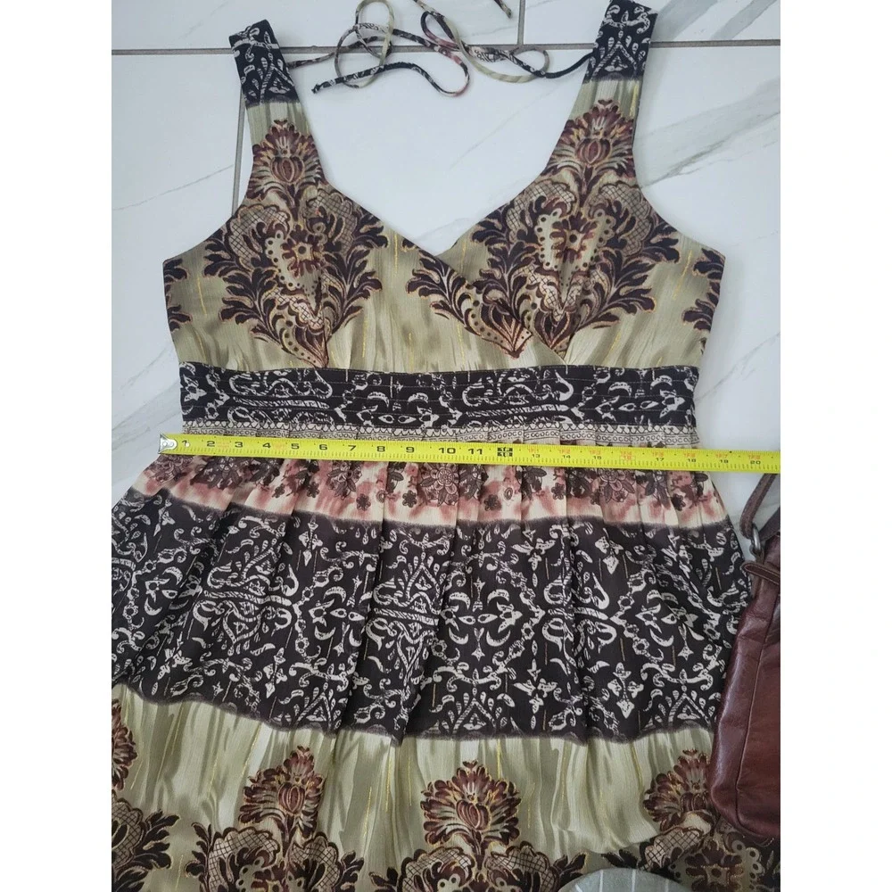Vintage y2k Positive Attitude Festival Mini Dress Size 16 - Picture 4 of 7